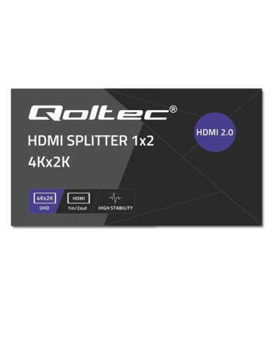 Switch HDMI Qoltec 51797 Nero Switch HDMI Qoltec 51797 Nero