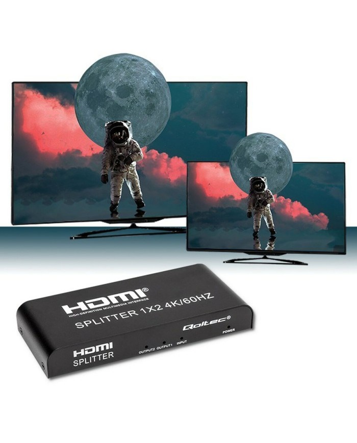 Switch HDMI Qoltec 51797 Nero