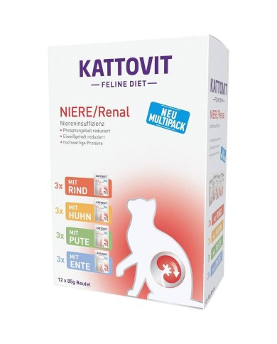 Cibo umido Kattovit Diet Niere/Renal 12 x 85 g