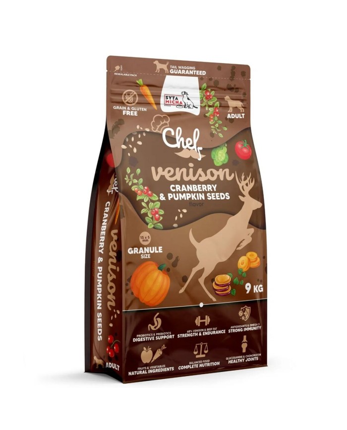 Io penso SYTA MICHA Chef Cervo Mirtilli 9 kg Semi di Zucca Io penso SYTA MICHA Chef Cervo Mirtilli 9 kg Semi di Zucca