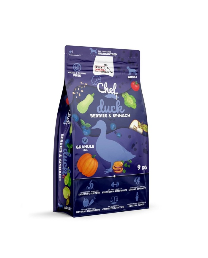 mangime SYTA MICHA Chef Frutti di bosco Anatra Spinaci 9 kg mangime SYTA MICHA Chef Frutti di bosco Anatra Spinaci 9 kg
