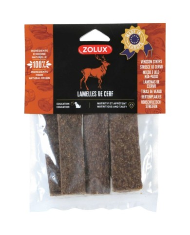 Snack per Cani Zolux deer strips 100 g Snack per Cani Zolux deer strips 100 g