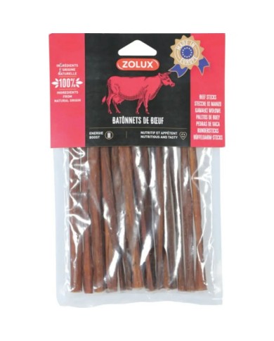 Snack per Cani Zolux Beef sticks Carne di manzo e vitello 100 g Snack per Cani Zolux Beef sticks Carne di manzo e vitello 100 g