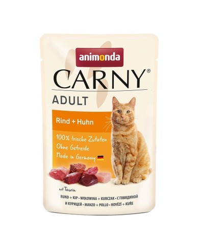 Cibo per gatti Animonda Carny Adult Beef and chicken Carne di manzo e vitello 85 g