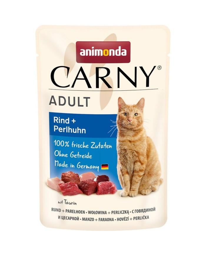 Cibo per gatti Animonda Carny Adult Beef and guinea fowl Carne di manzo e vitello 85 g