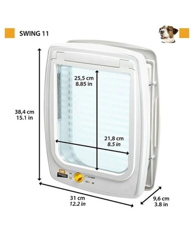 Gattaiola Ferplast Swing Grigio