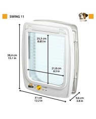 Gattaiola Ferplast Swing Grigio