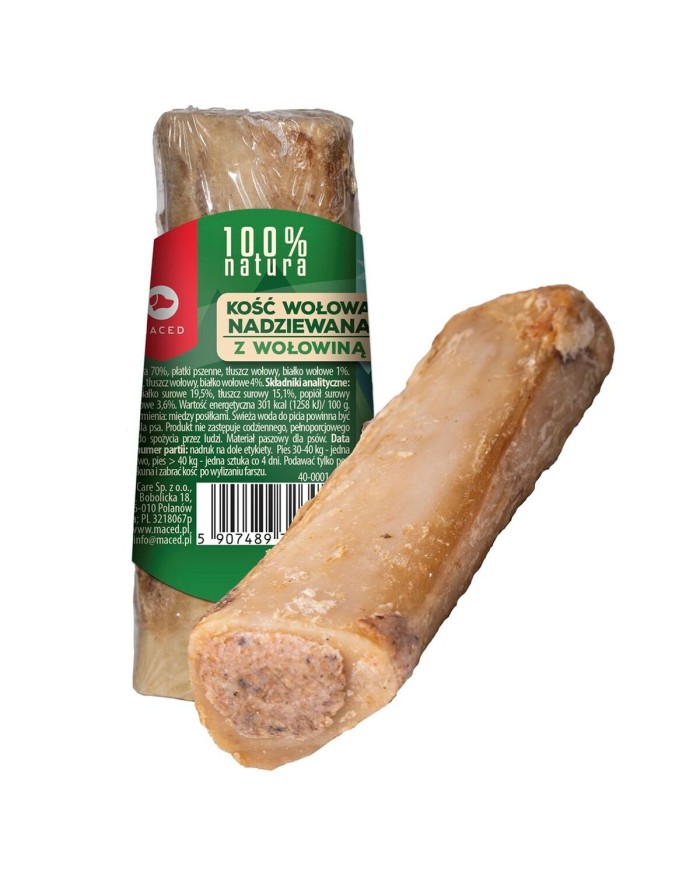 Giocattolo da mordere per cani Maced Pork spaghetti Carne di manzo e vitello 150 g