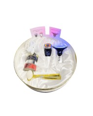 Massaggiatore Viso con Radiofrequenza, Fototerapia ed Elettrostimolazione Drakefor QLINIQ B Bianco 2 Pezzi