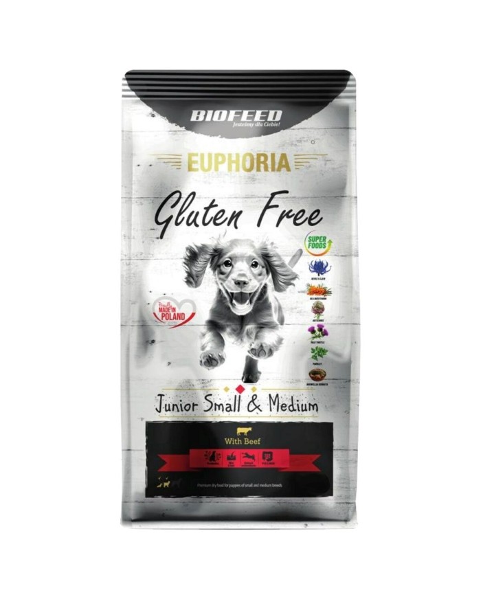 mangime Biofeed Junior Small & Medium Carne di vitello 12 kg mangime Biofeed Junior Small & Medium Carne di vitello 12 kg