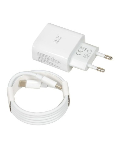 Caricabatterie da Parete Ibox ILUC39W Bianco 20 W (1 Unità) Caricabatterie da Parete Ibox ILUC39W Bianco 20 W (1 Unità)