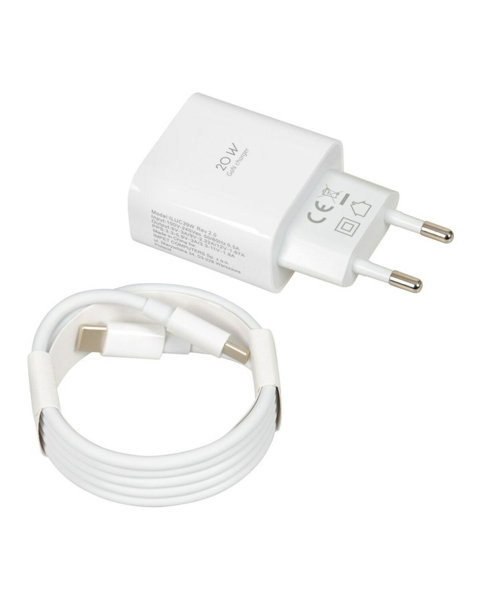 Caricabatterie da Parete Ibox ILUC39W Bianco 20 W (1 Unità)