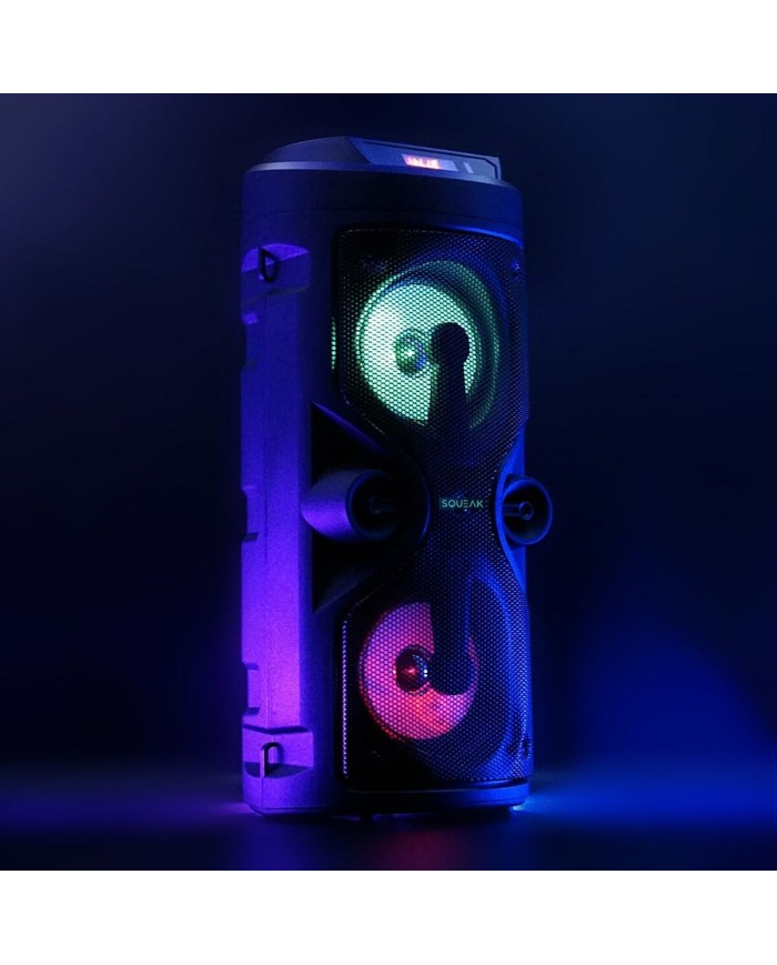Altoparlante Bluetooth Portatile SQUEAK SQ1004 Nero 40 W Altoparlante Bluetooth Portatile SQUEAK SQ1004 Nero 40 W