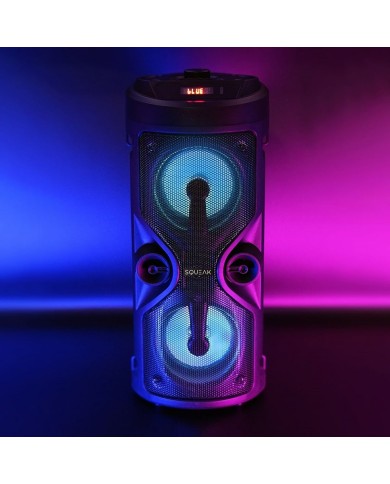 Altoparlante Bluetooth Portatile SQUEAK SQ1004 Nero 40 W Altoparlante Bluetooth Portatile SQUEAK SQ1004 Nero 40 W