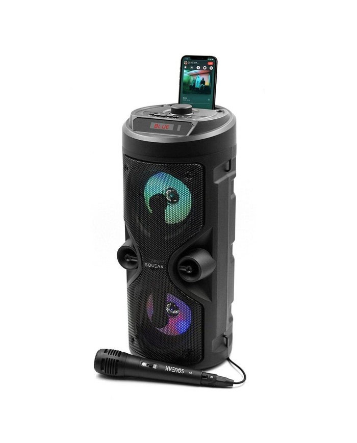 Altoparlante Bluetooth Portatile SQUEAK SQ1004 Nero 40 W Altoparlante Bluetooth Portatile SQUEAK SQ1004 Nero 40 W