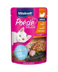 Cibo per gatti Vitakraft DELICE JUNIOR Pollo 85 g Cibo per gatti Vitakraft DELICE JUNIOR Pollo 85 g