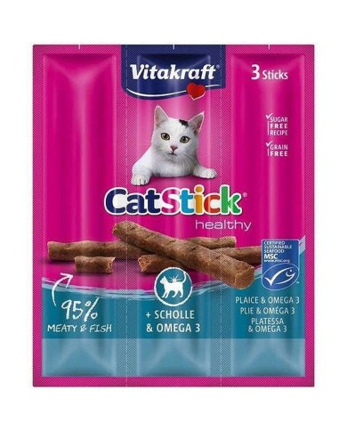 Spuntino per Cat Vitakraft CatStick Mini Pesce