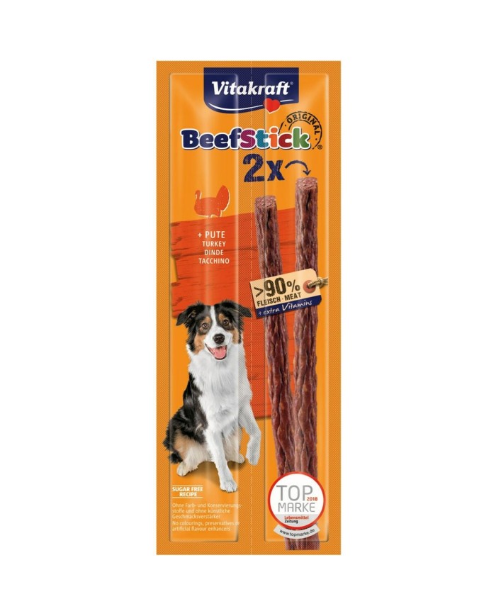 Snack per Cani Vitakraft Beef Stick with turkey Carne di manzo e vitello