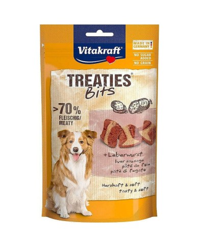 Snack per Cani Vitakraft Treaties Bits Maiale 120 g Snack per Cani Vitakraft Treaties Bits Maiale 120 g