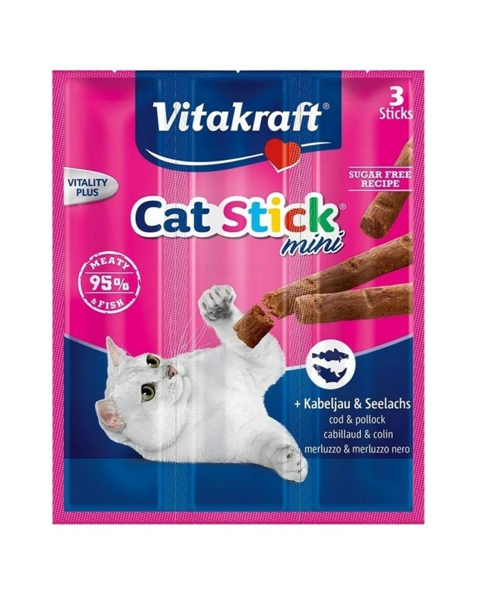 Spuntino per Cat Vitakraft CatStick Classic Pesce Spuntino per Cat Vitakraft CatStick Classic Pesce