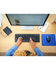 Tastiera e Mouse Wireless Trust Primo Nero Monocromatica Inglese EEUU Qwerty US Tastiera e Mouse Wireless Trust Primo Nero Monocromatica Inglese EEUU Qwerty US