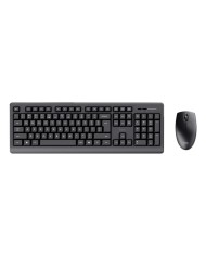 Tastiera e Mouse Wireless Trust Primo Nero Monocromatica Inglese EEUU Qwerty US Tastiera e Mouse Wireless Trust Primo Nero Monocromatica Inglese EEUU Qwerty US