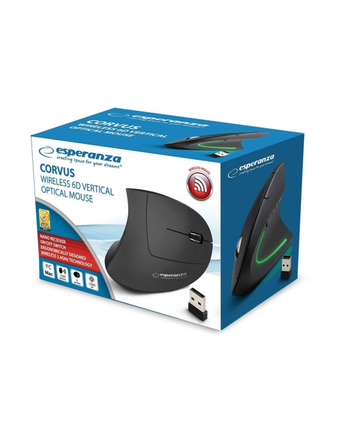 Mouse Esperanza EM133 Nero 1600 dpi Mouse Esperanza EM133 Nero 1600 dpi
