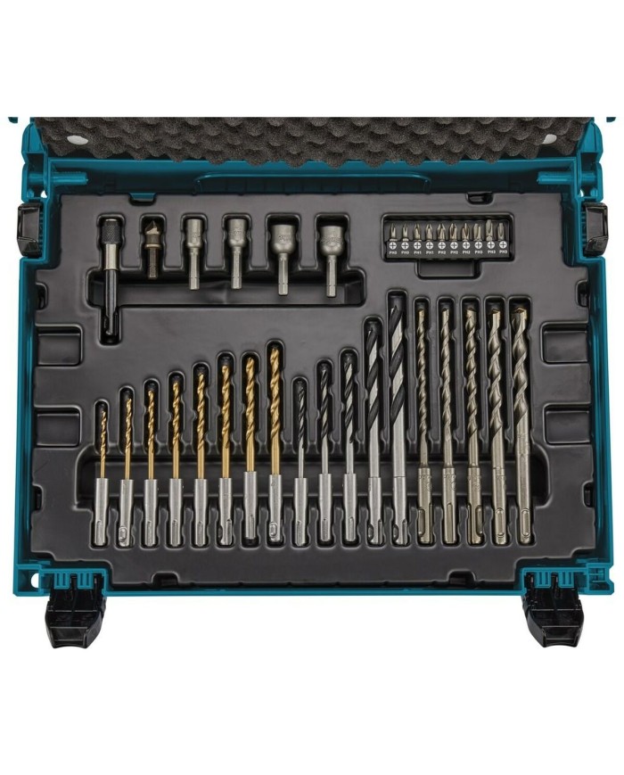 Set di punte Makita B-69478 Mandrini Alluminio 65 Pezzi