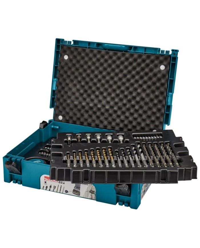 Set di punte Makita B-69478 Mandrini Alluminio 65 Pezzi