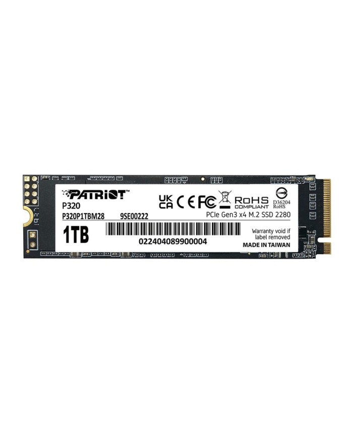 Hard Disk Patriot Memory P320P1TBM28 1 TB SSD Hard Disk Patriot Memory P320P1TBM28 1 TB SSD