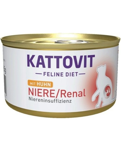 Cibo per gatti Kattovit Feline Diet Niere/Renal Chicken Pollo 185 g
