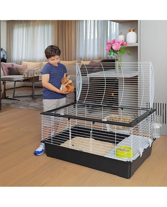 Gabbia Ferplast 100 Metallo Plastica 96 x 57 x 56 cm Gabbia Ferplast 100 Metallo Plastica 96 x 57 x 56 cm