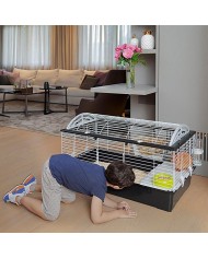 Gabbia Ferplast 100 Metallo Plastica 96 x 57 x 56 cm Gabbia Ferplast 100 Metallo Plastica 96 x 57 x 56 cm