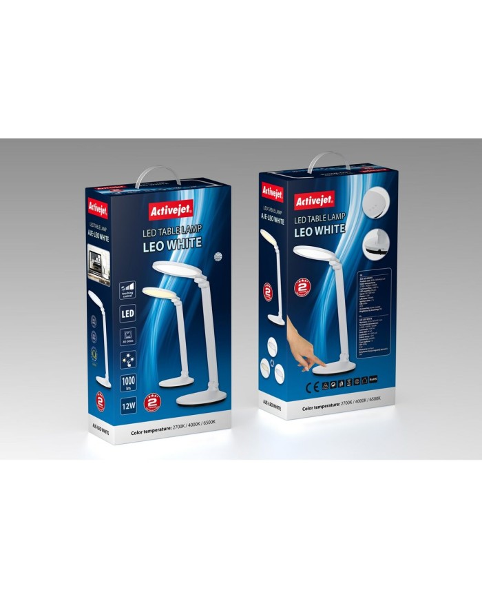 Lampada da scrivania Activejet AJE-LEO Bianco 1000 Lm 12 W Lampada da scrivania Activejet AJE-LEO Bianco 1000 Lm 12 W