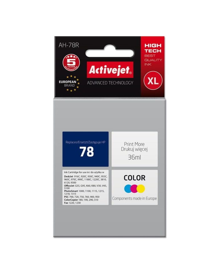 Cartuccia ad Inchiostro Originale Activejet HP 78 C6578D