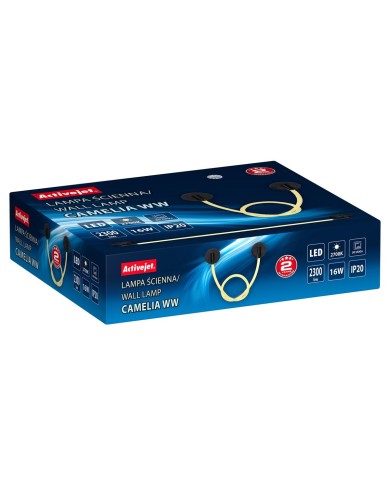 Applique da Parete Activejet AJE-CAMELIA WW 2300 lm 16 W (2700 K) (Bianco Caldo)