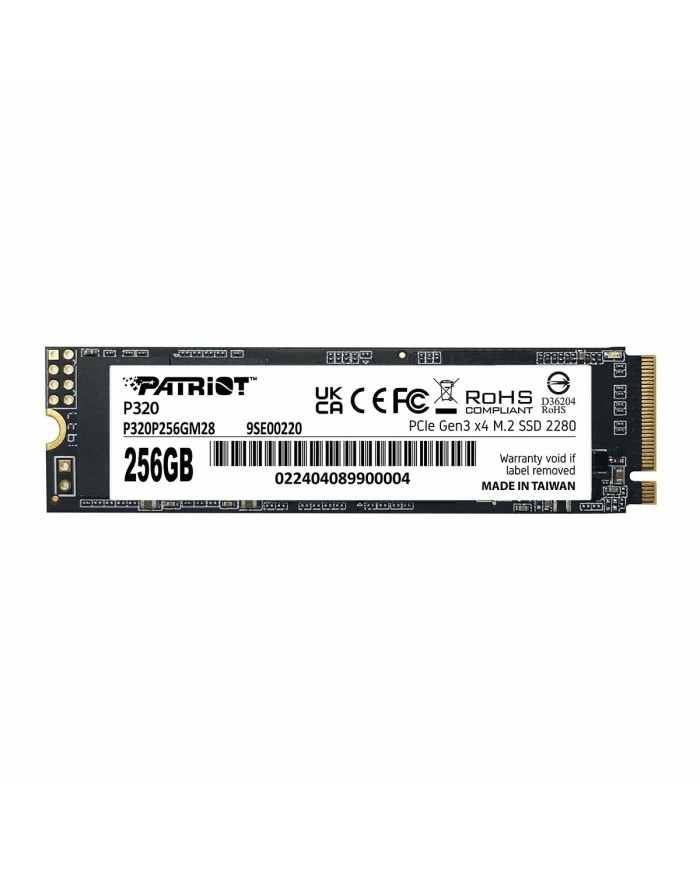 Hard Disk Patriot Memory P320P256GM28 256 GB SSD Hard Disk Patriot Memory P320P256GM28 256 GB SSD