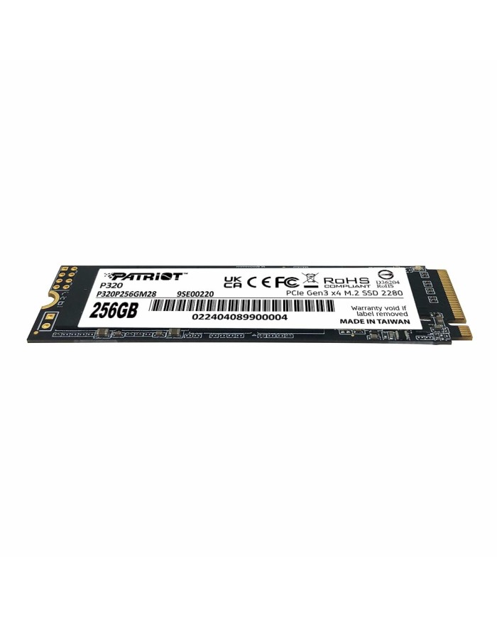 Hard Disk Patriot Memory P320P256GM28 256 GB SSD Hard Disk Patriot Memory P320P256GM28 256 GB SSD