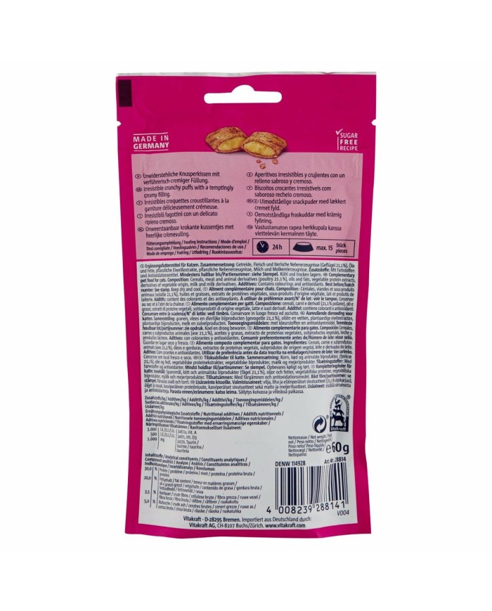 Spuntino per Cat Vitakraft CRISPY CRUNCH Uccelli 60 g