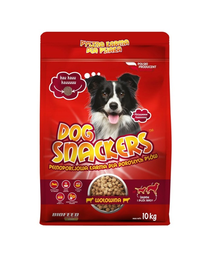 mangime Biofeed Dog Snackers Adult medium & large Beef Carne di vitello 10 kg mangime Biofeed Dog Snackers Adult medium & large Beef Carne di vitello 10 kg
