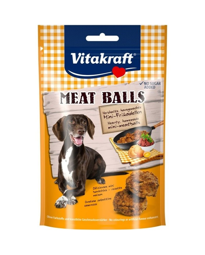 Snack per Cani Vitakraft Meat Balls Maiale 80 g