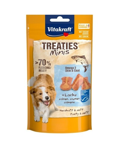 Snack per Cani Vitakraft Treaties Minis Salmon Pesce Snack per Cani Vitakraft Treaties Minis Salmon Pesce