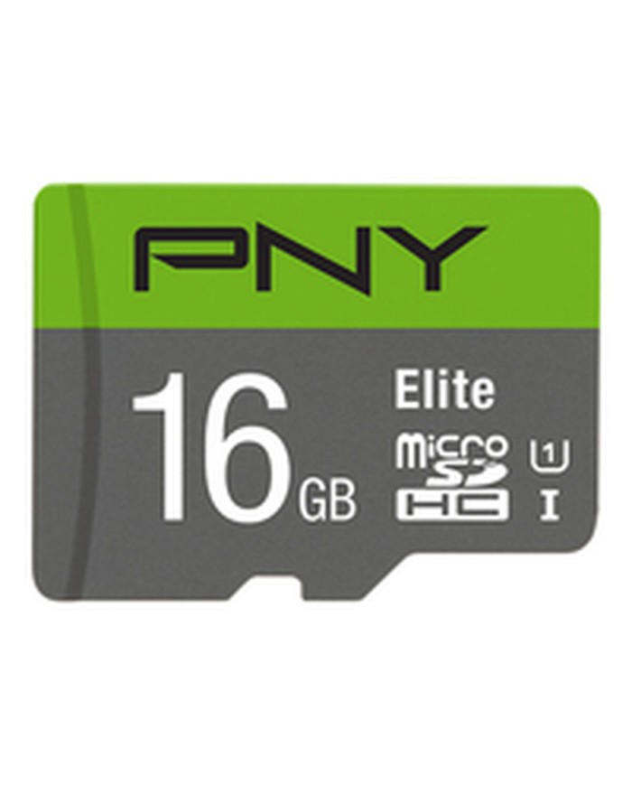 Scheda Di Memoria Micro SD con Adattatore PNY P-SDU16GU185GW-GE Elite C10 16 GB Scheda Di Memoria Micro SD con Adattatore PNY P-SDU16GU185GW-GE Elite C10 16 GB