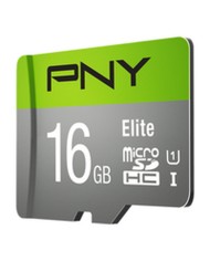 Scheda Di Memoria Micro SD con Adattatore PNY P-SDU16GU185GW-GE Elite C10 16 GB Scheda Di Memoria Micro SD con Adattatore PNY P-SDU16GU185GW-GE Elite C10 16 GB