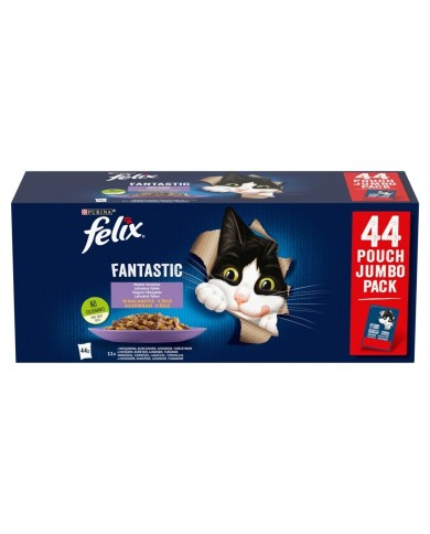 Cibo per gatti Purina Felix Fantastic Carne di manzo e vitello