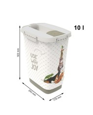 Ciotola per cani Rotho Bianco Plastica 10 L Ciotola per cani Rotho Bianco Plastica 10 L