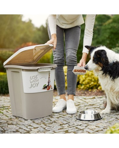 Secchio contenitore Rotho Beige Plastica Secchio contenitore Rotho Beige Plastica