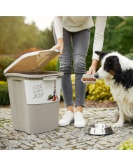 Secchio contenitore Rotho Beige Plastica Secchio contenitore Rotho Beige Plastica