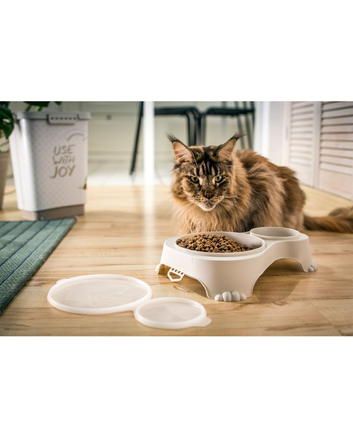 Ciotola per cani Rotho Grigio Plastica Ciotola per cani Rotho Grigio Plastica