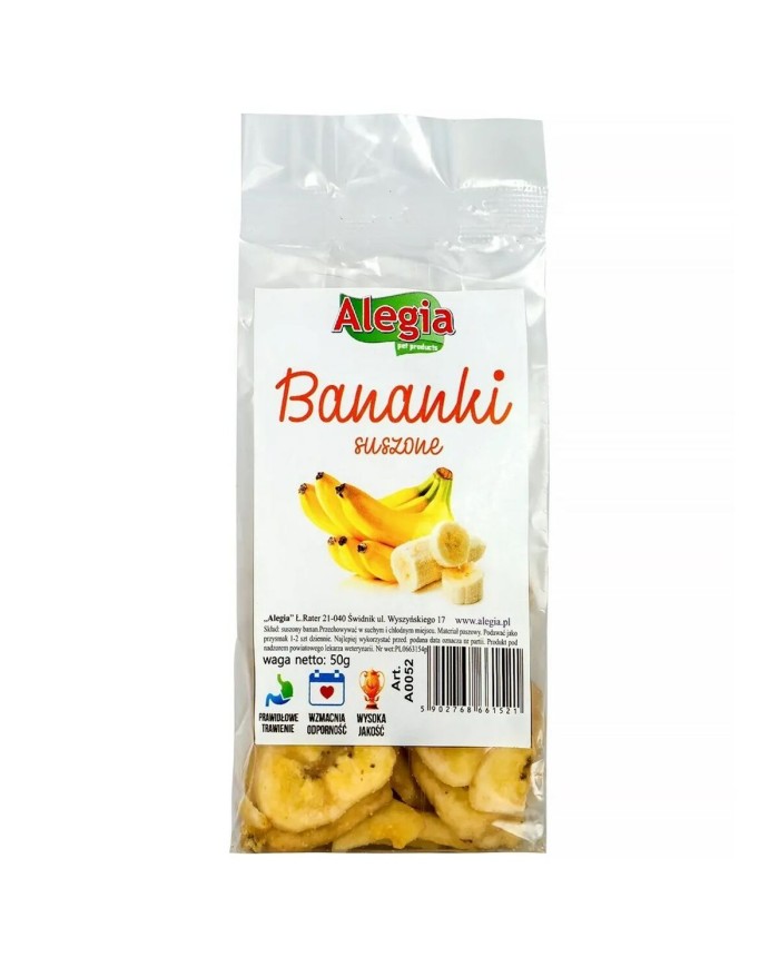 Snacks Alegia Dried bananas 50 g